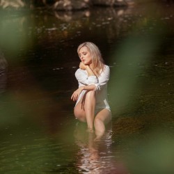 Chemnitz, Outdoor, Location, Wasser, See, Fluss, Girl, Model, Topless, Non Naked, Sexy